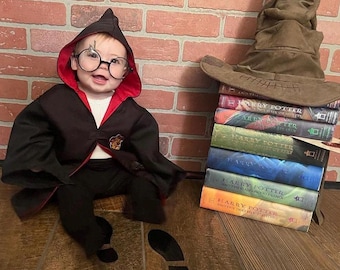 Baby and toddler wizard robe