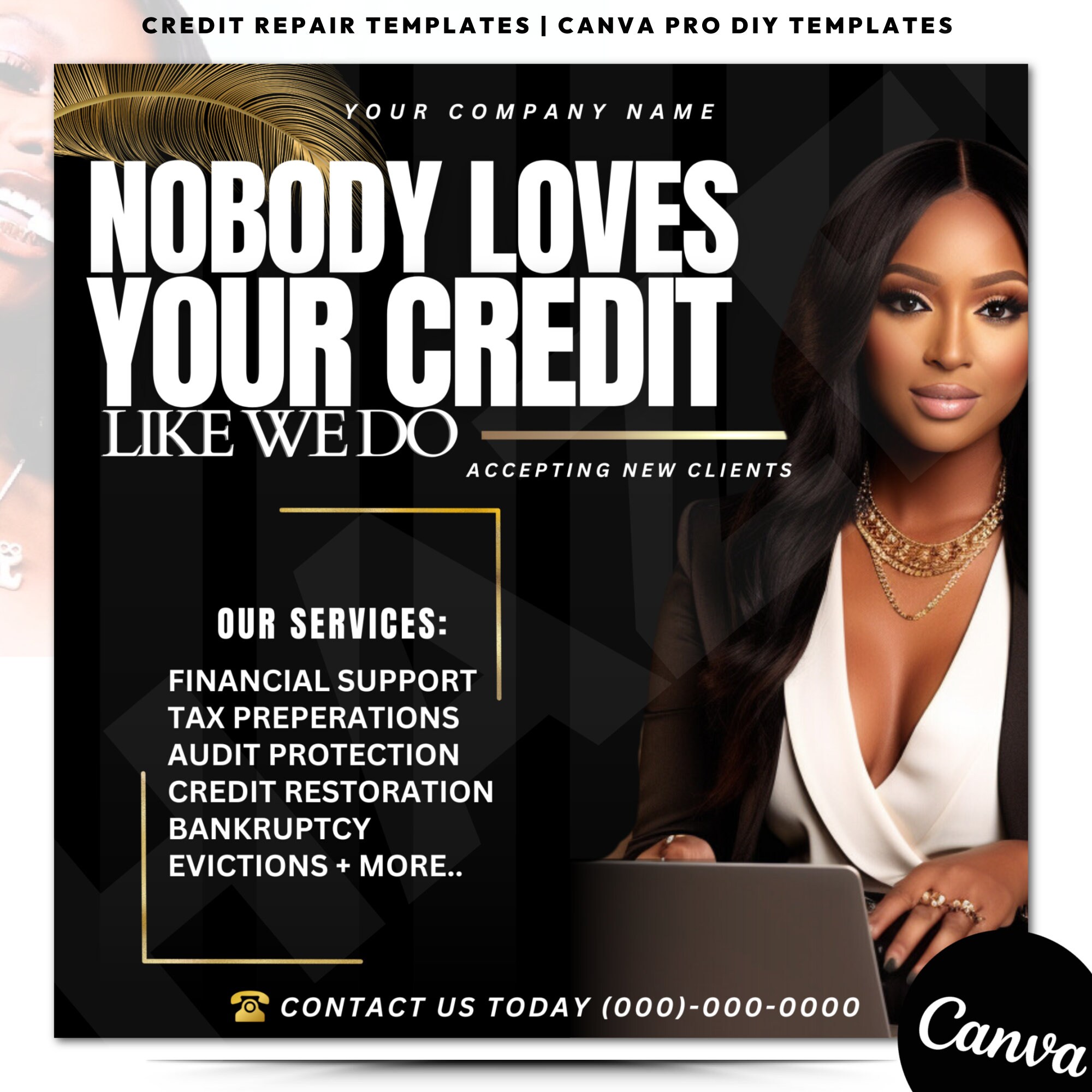 Credit Repair Flyer, Credit Restoration Templates, DIY Social Media ...