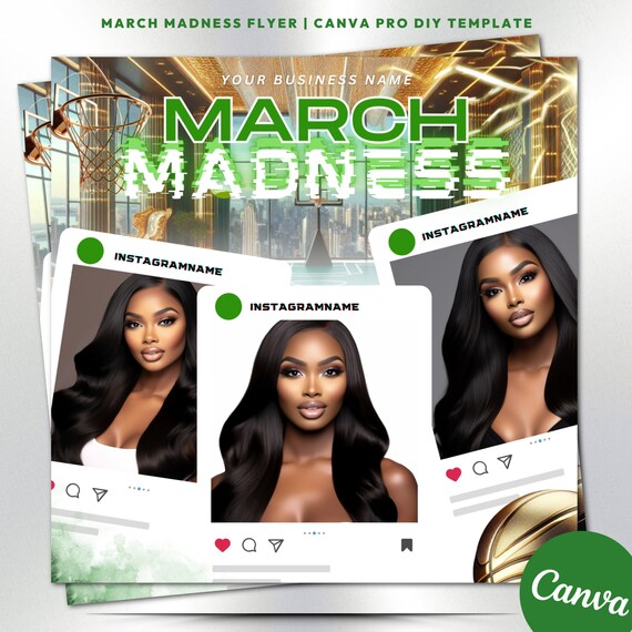 March Booking Flyer, March Flyer, March Books, St.Patricks Day Flyer, Book Now Flyer, March Madness Flyer, MUA Lashes Nails Hair March Flyer