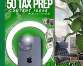 Tax Professional Content Ideas | Tax Prep eBook | Tax Season 2025 | Tiktok & Reels | Tax Professional | Informative eBook | Tax Strategies