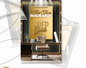 Tax Prep Editable E-Book Template, Taxes Training Manual E-book Cover Template, Business Owner E-book, E-book Canva, Tax Professional