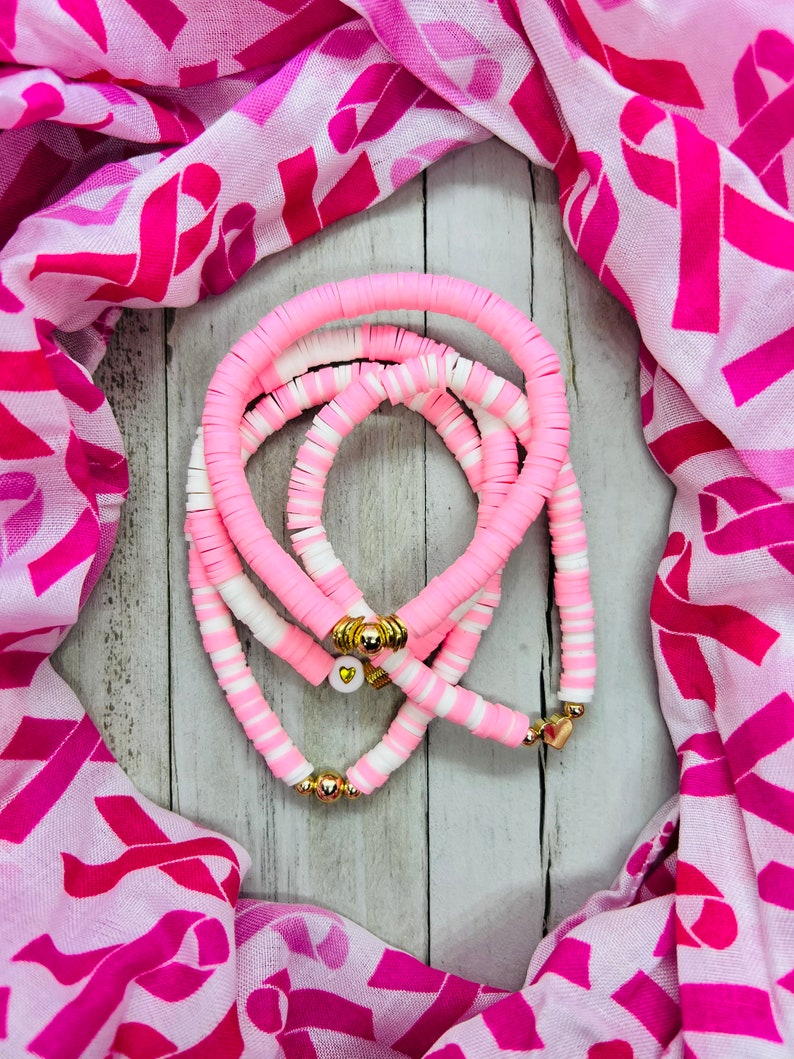 Breast Cancer Bracelets Breast Cancer Awareness Bracelets Etsy