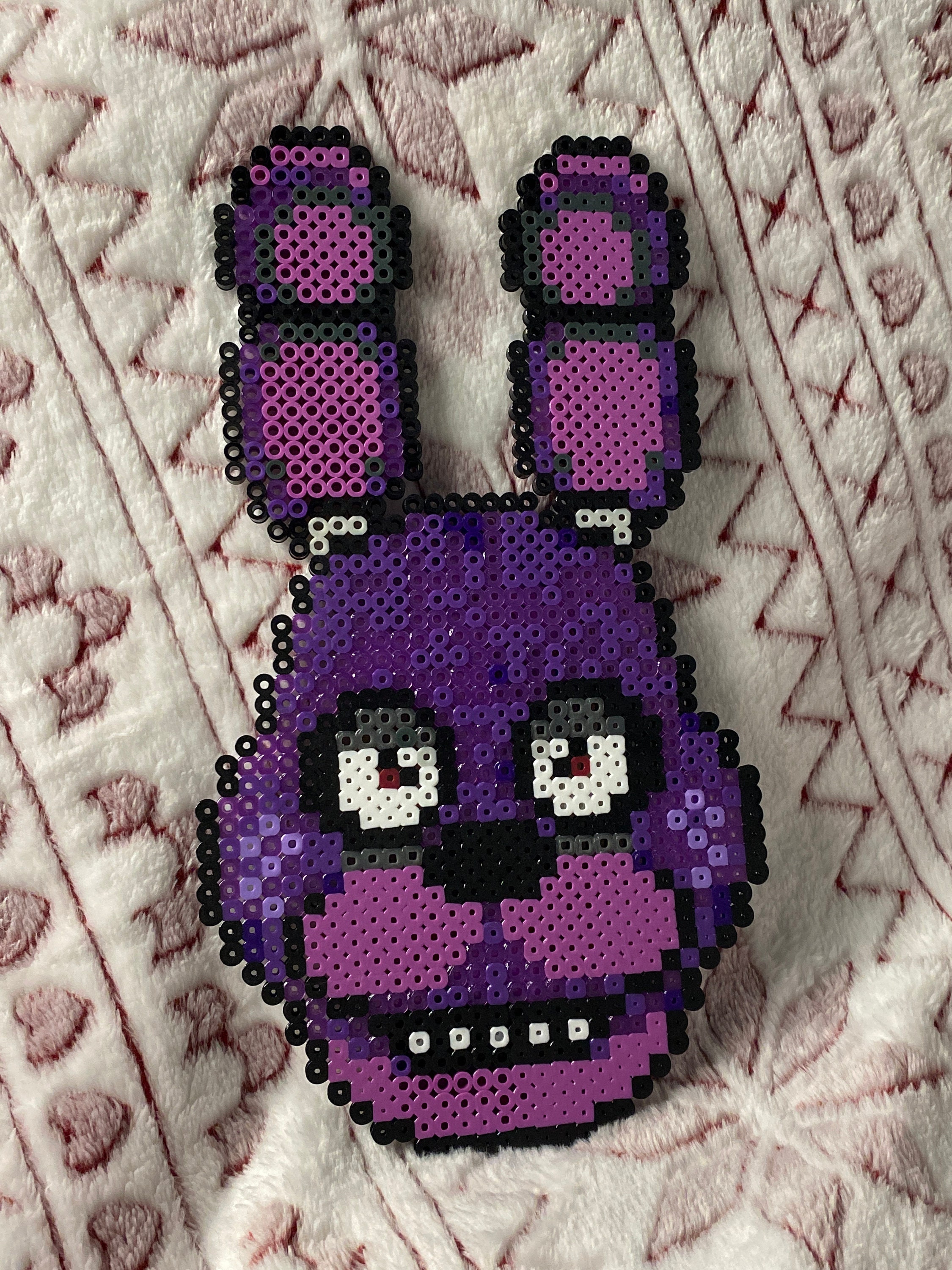 FNaF Movie Marionette The Puppet Perler Keychain | Lapel Pin | Magnet |  Sprite