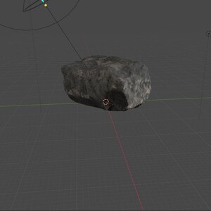 Rock OBJ with textures for after effects E3D, Blender etc
