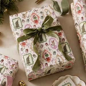 Grinch Christmas Wrapping Paper, Whoville Wrap