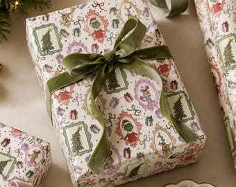 Grinch Christmas Wrapping Paper, Whoville Wrap