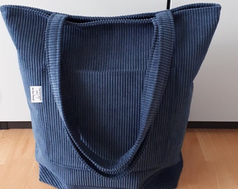 Shopper, corduroy bag