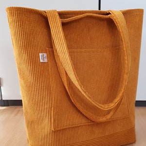 Shopper, corduroy bag