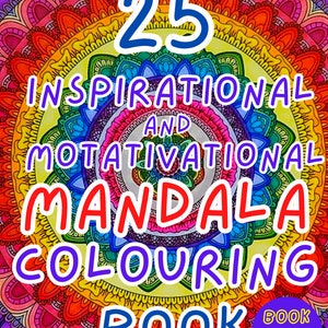25 Pages Printable Motivational and Inspirational Quotes on Mandala ...