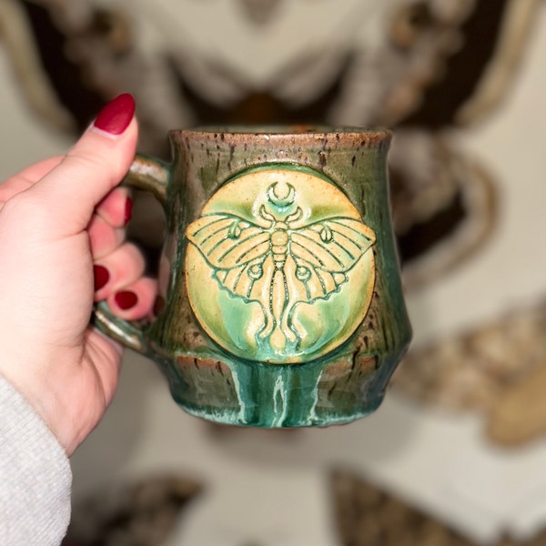 Luna Moth Mug - Greta Van Fleet Inspired
