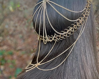 Bronze Chainmail Headpiece