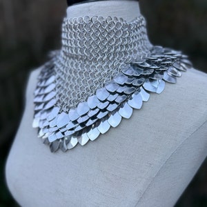Scalemail Chainmail Gorget Collar