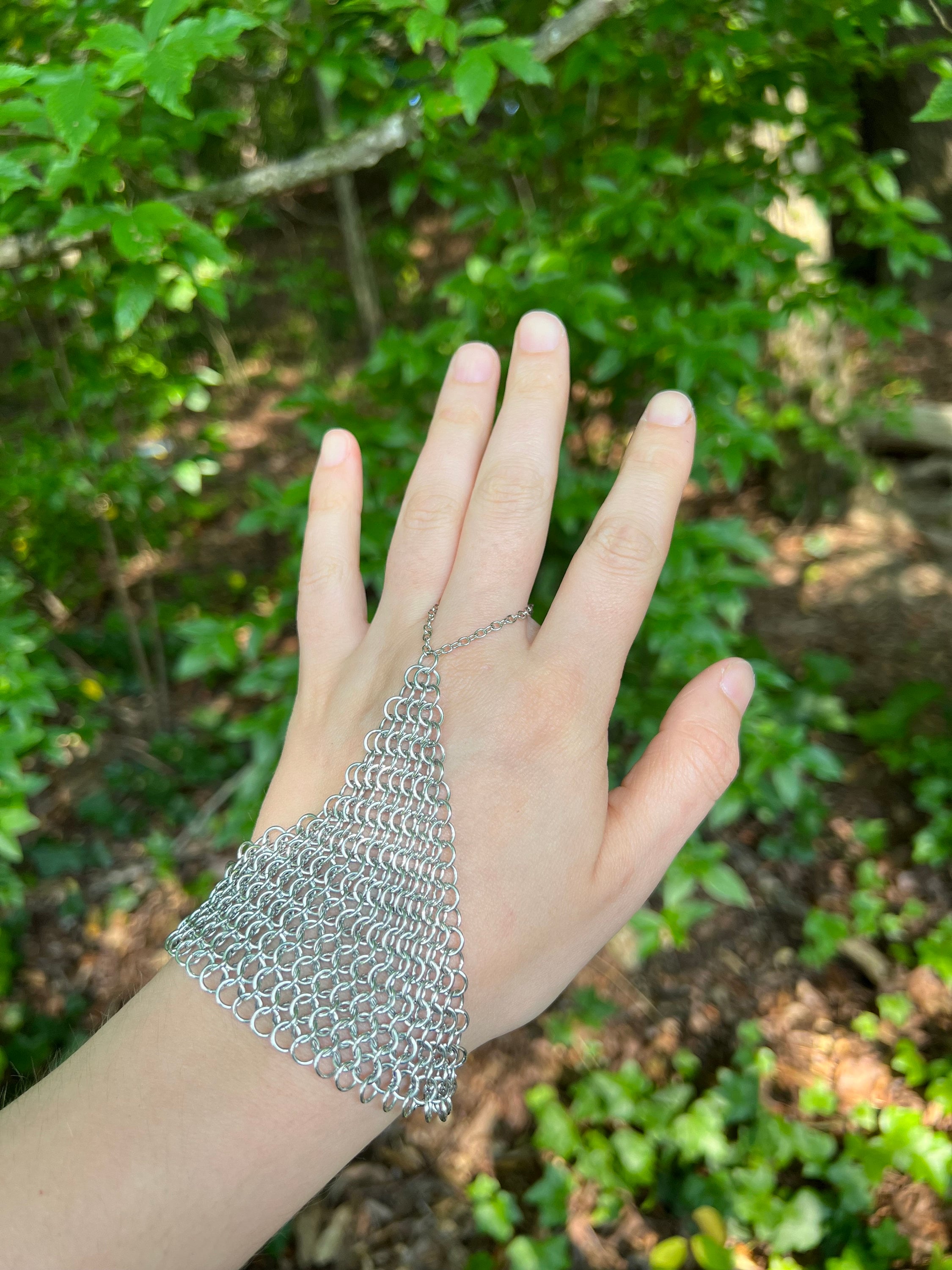Chainmail Gloves Hand Jewelry