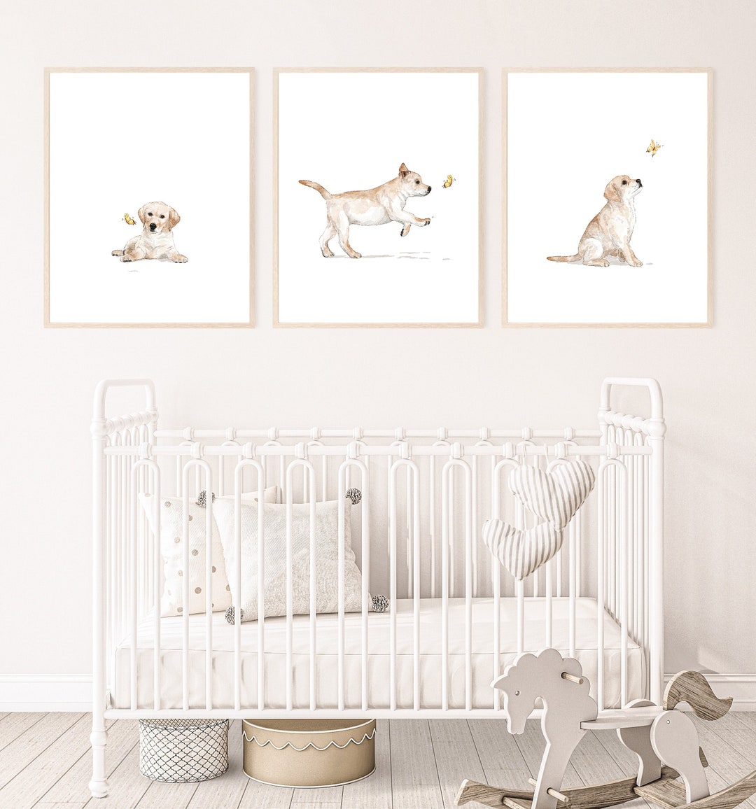 Labrador Puppy Print, Whimsical Dog Wall Art (digital Download) - Etsy