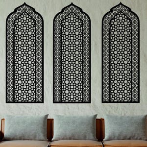 Marrakesh - beautiful, openwork wood panel combining oriental and boho style