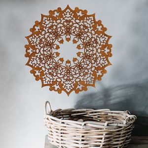 Wooden Mandala Art, Boho Home Décor, Large Wood Mandala Décor, Living Room Wall Art, Rustic Wall Hanging, Lace Mandala, Milomandalaworld