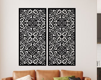 Traditional morocco wood wall panel, Beautiful, Lace motiv based on the window pattern in the Arabian style, Moroccan Panel, Wood Wall Art