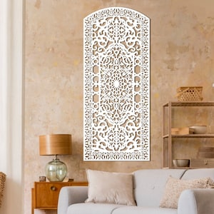 Wood home decor, Arabic Wall Art, Islamic Gift, Moroccan decor, Modern Wood Art Décor Set, Traditional Moroccan Mashrabiya Art, Panel Wall