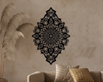Mandala, Wall Hanging, Wood Décor, Wall Art Décor, Home Décor, Housewarming Gift, Bedroom Wall Art, Living Room Wall Art, Sacred Geometry