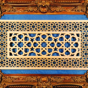 Beautiful Large Moroccan Wooden Home Décor, Traditional Art, Boho Home Décor, Rustic Wall Art, Islamic Wall Art, Arabic Decor, Mashrabeya