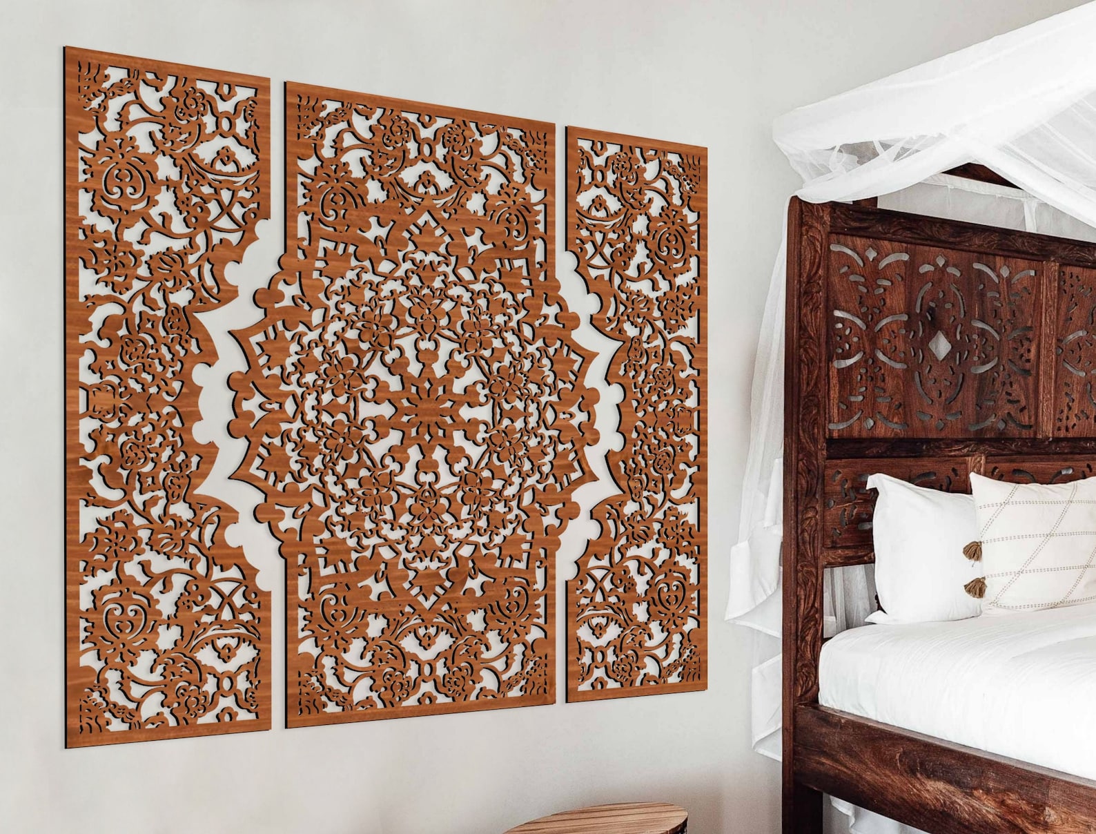 Large Set of Decorative Wall Panels Wall Hanging Wood Wall Etsy