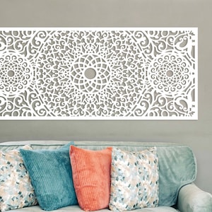 Ornament for Living Room Wooden Openwork Decorative Wall Panel, Moroccan Wall Art, Wooden Mashrabiya Design, Home decor, Mandala Wall Art