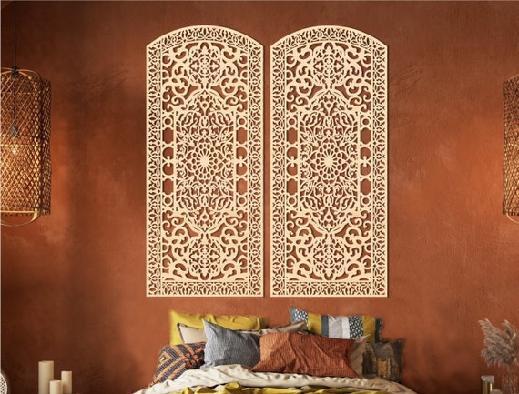 Wood Home Decor Arabic Wall Art Islamic Gift Moroccan - Etsy