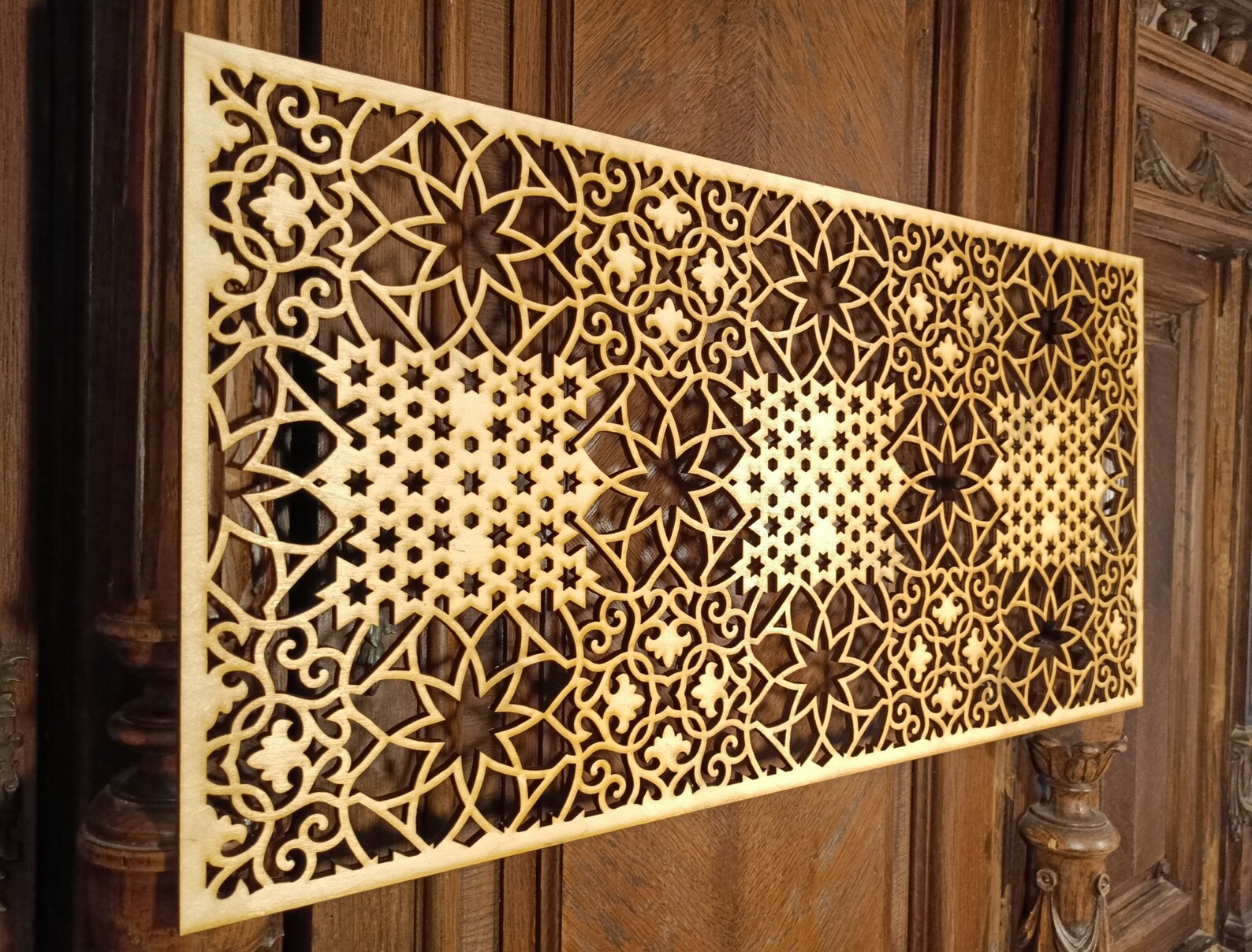Moroccan Style Wall Panels Wood Home Decor Arabic Wall Art - Etsy