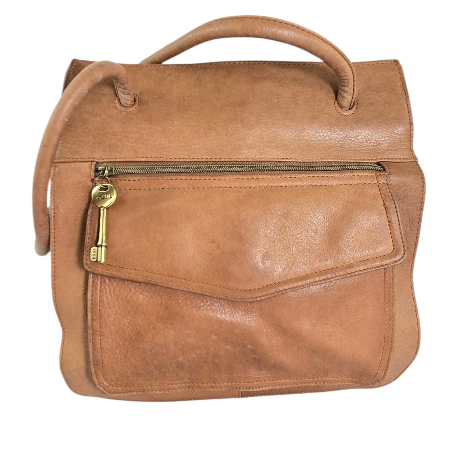 Fossil 75082 Fossil Bag 1954 Vintage Fossil 1954 Key Black Pebble