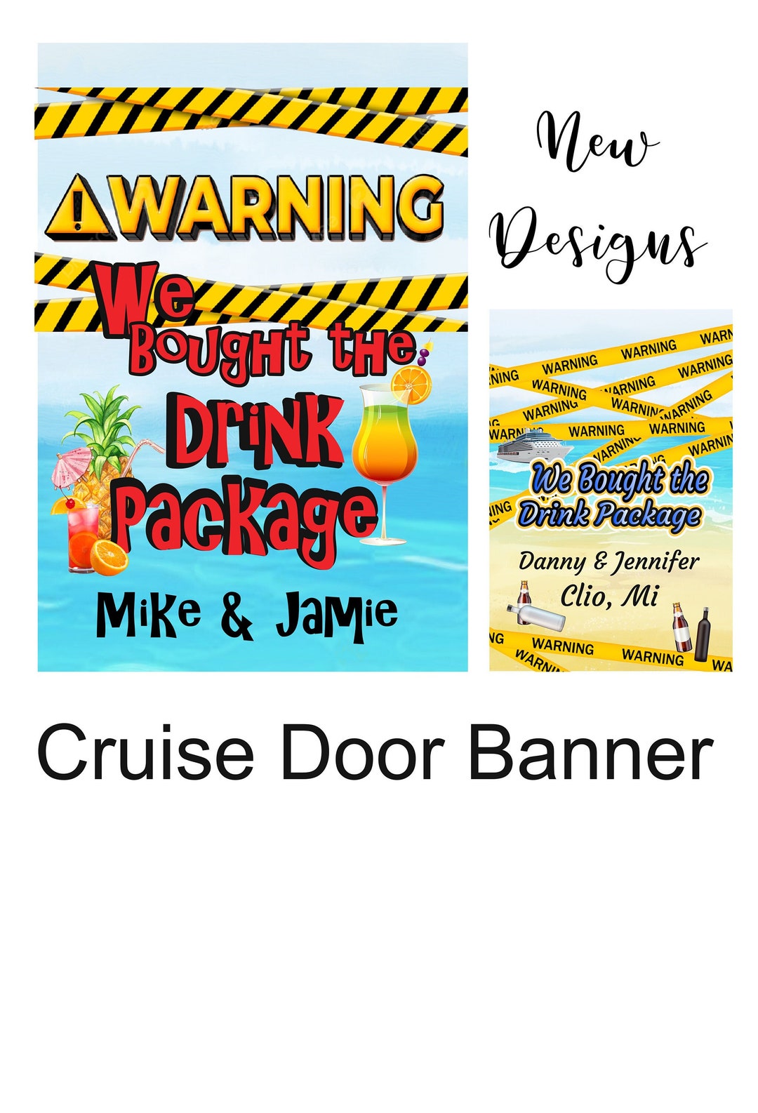 Cruise Door Decoration, Personalized, Vacation Door Sign