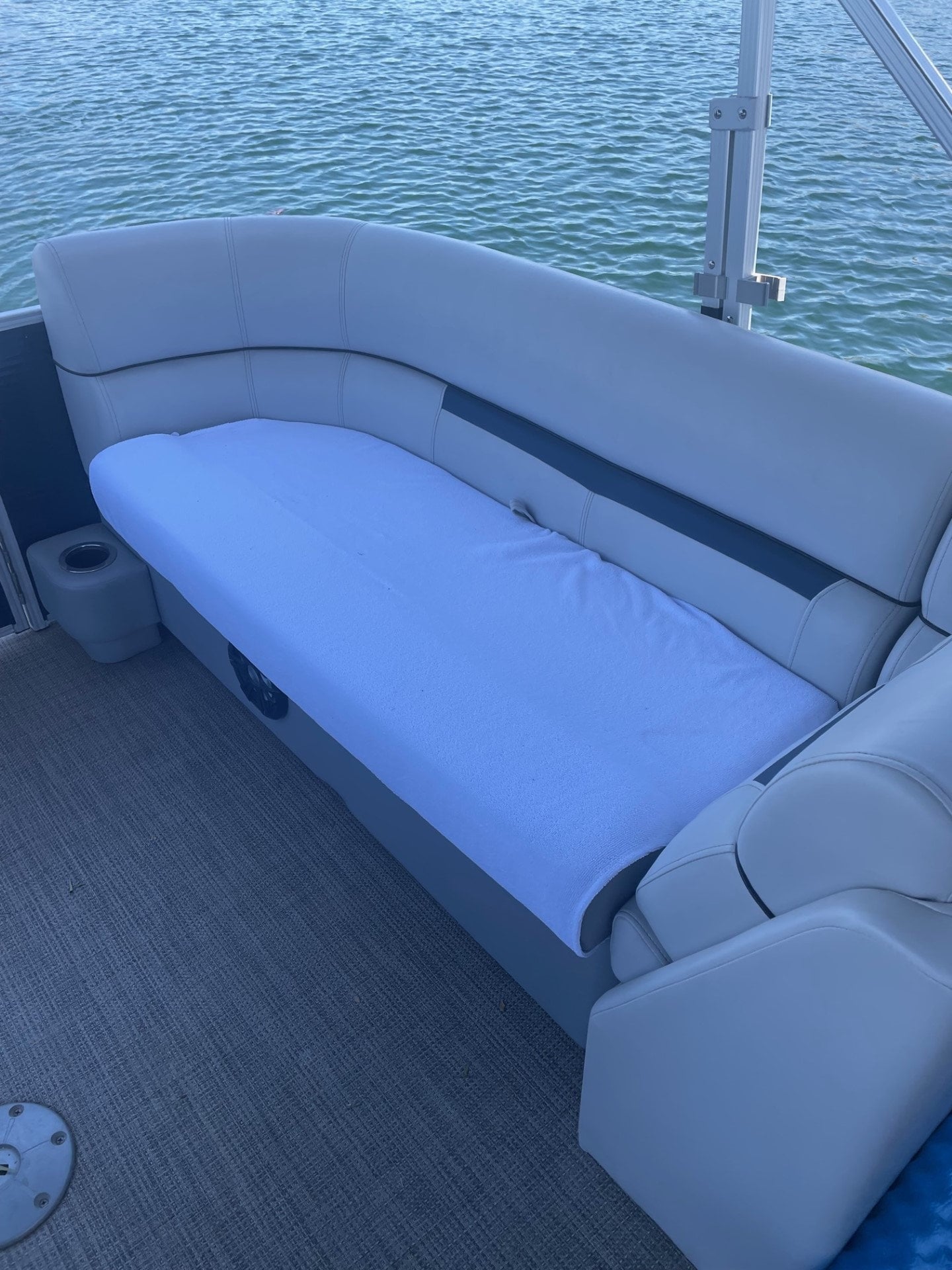 Boat Seat Cover, Outdoor Waterproof Pontoon Captain Boat Bench Chair