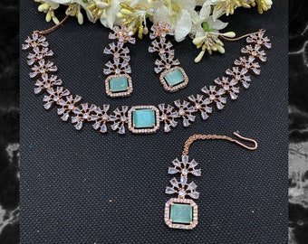American Diamond Set - Etsy Australia