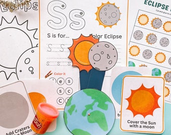 Solar Eclipse Activity Pack