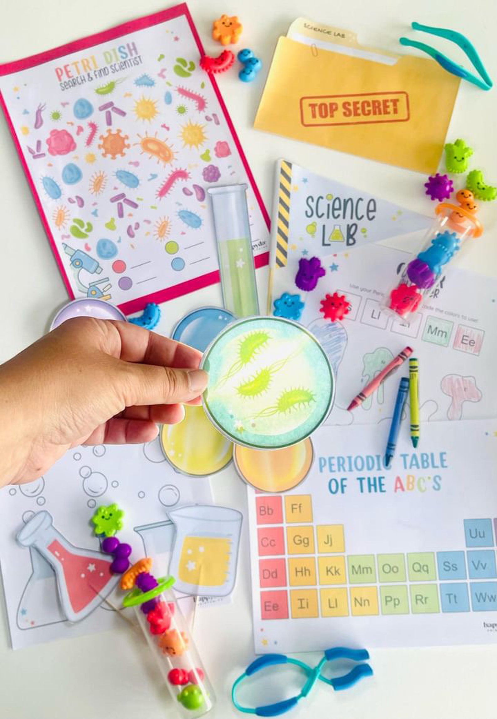 Science Lab Printable Pack • Mad Scientist Party • Science Activities ...