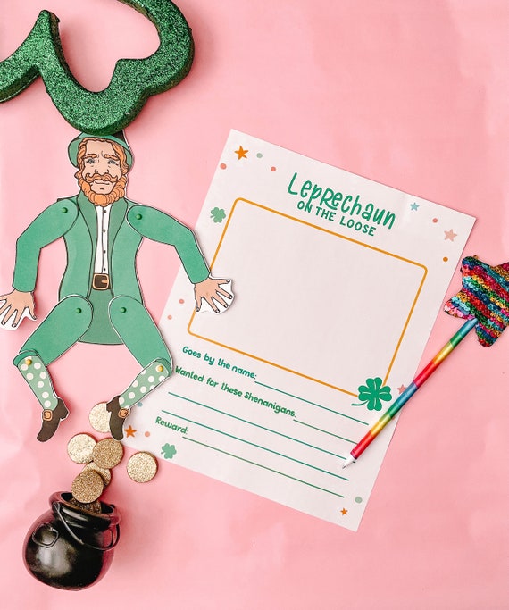 Leprechaun Craft & Activity Pack • St Patrick's Day Craft • Leprechaun Craft • Instant Download • St Patrick's Day Activities for kids