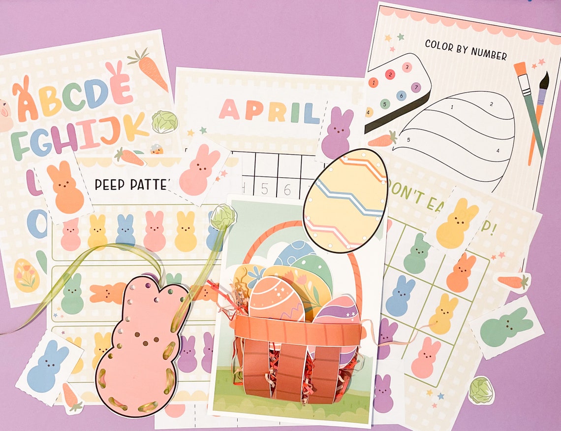 Easter Activity Pack • Easter Activities for Kids • Easter Crafts for ...