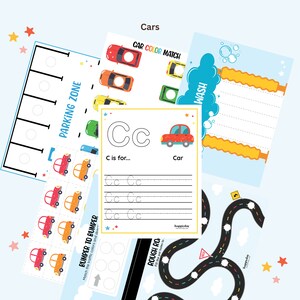Things That Go Preschool Activity Pack - Etsy