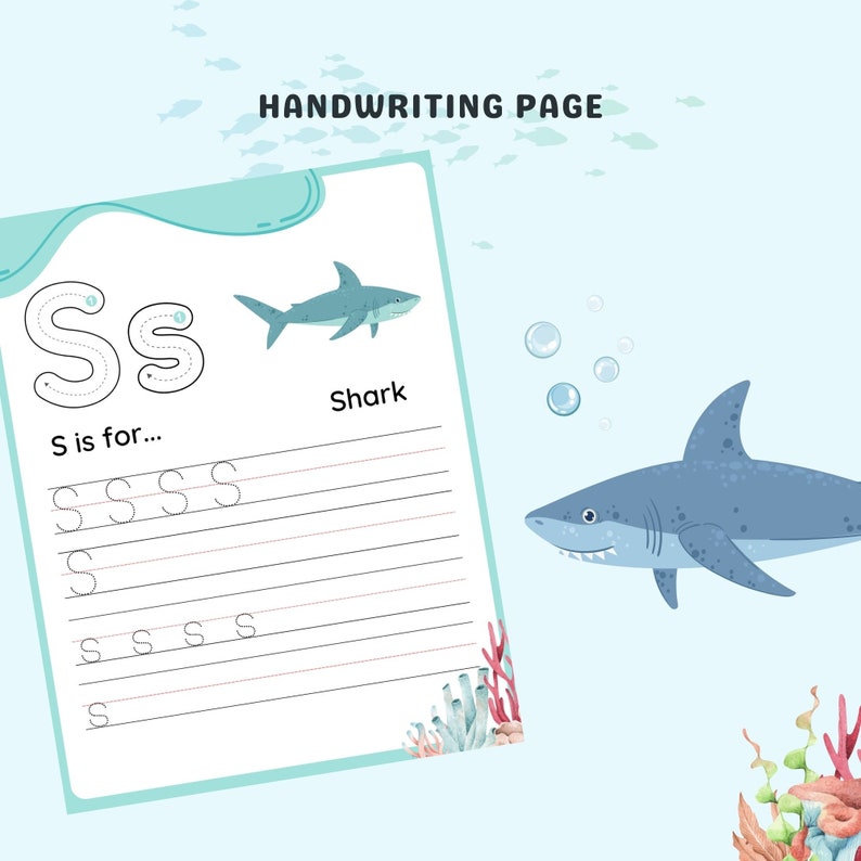 Shark Week Activity Pack, Shark Learning Pack, Preschool Activities for ...