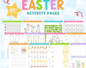 Easter Activity Pack | Printable Easter Worksheets | Preschool & Kindergarten Learning Fun