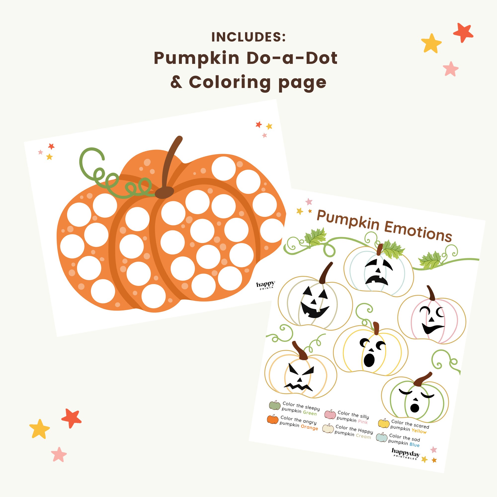 Pumpkin Play Pack • Halloween Printable • Printable Preschool ...