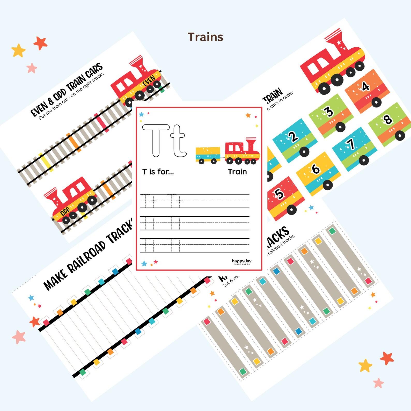 Things That Go Preschool Activity Pack - Etsy