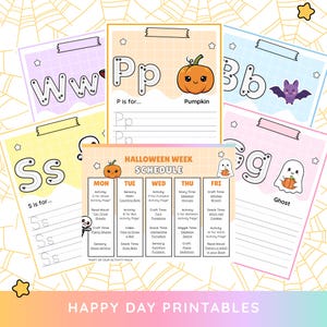 Halloween Activity Pack - Preschool Activity Pages • Kindergarten Worksheets • Halloween - Halloween Printable - INSTANT DOWNLOAD