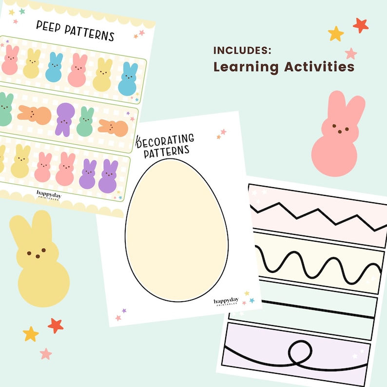Easter Activity Pack Easter Activities for Kids Easter - Etsy