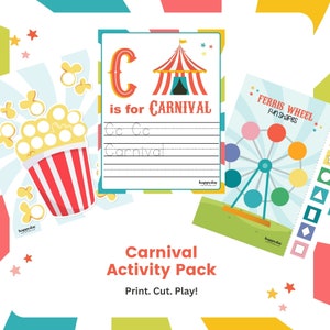 Activiteitenpakket carnavalsspellen • Voorschoolse activiteiten • Carnavalsfeest • Dunk a Duck • Circusfeest • Circusspellen • Printables voorschoolse educatie