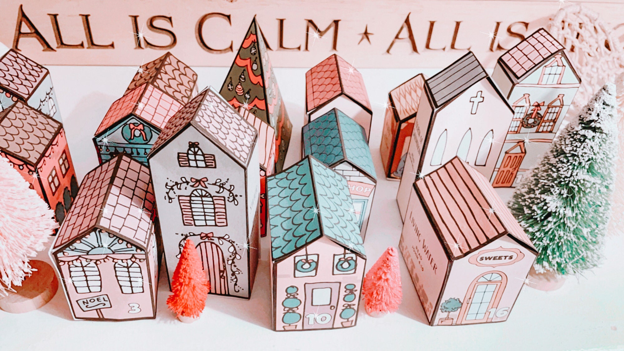 printable-advent-village-with-names-of-god-advent-calendar-etsy