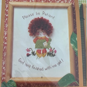 Vintage 0522 Patience Girl Zestaw kreatywny Circle