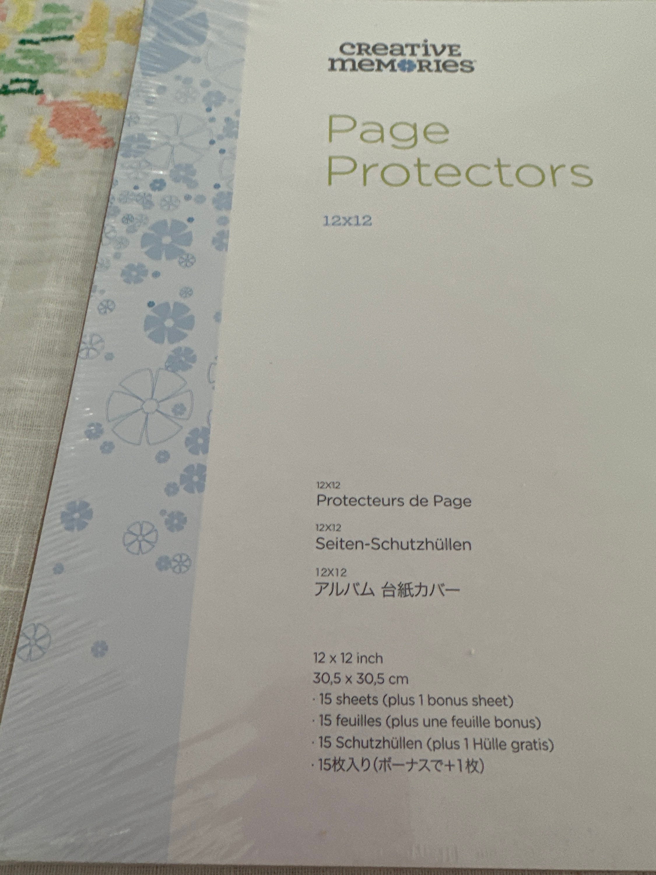 12x12 Pages & Protectors - Creative Memories