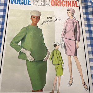 Vogue Paris Original 1711 Jacques Heim pattern
