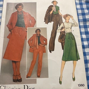 Vogue Paris Original 1360 Pattern 1970s suit