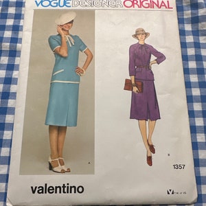 Vogue Designer Original Valentino Dress 1357